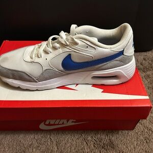 Nike Gray and Blue Running Shoes